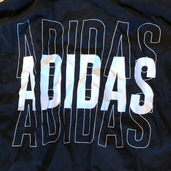 Brand New Women's Adidas ESSENTIALS REPEAT LOGO LOOSE-FIT WINDBREAKER - Picture 11 of 12